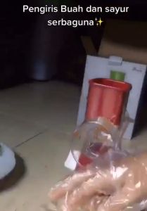 SHENAR PENGIRIS PARUTAN PUTAR BUAH SAYUR / PENGGILING BUMBU MANUAL 3 PISAU 1 HANDLE SERBAGUNA/ PENGIRIS SAYUR BUAH PUTAR