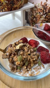 Granola Yishengg减脂燕麦 Halal (Chocolate Flavor) Low Sugar High Fiber 250G