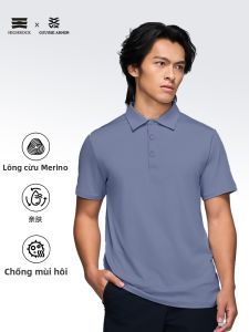 Áo Polo Thun Merino Len Thông Khí Chóng Khô