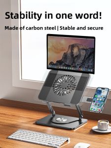 BZBC | Aluminum Alloy Notebook Stand Support Macbook Desktop Keyboard Lightweight Portable Laptop Computer Riser Stand Bzbc L121