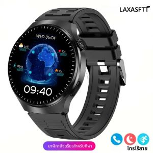 LAXASFIT ผู้ชายใหม่นาฬิกาสมาร์ท HD หน้าจอ Heart Rate บลูทูธ NFC Smartwatch สําหรับ 2025 ผู้ชายผู้หญิงวันหยุดของขวัญ