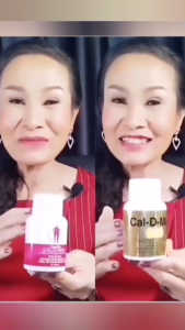 Giffarine CAL-D-MAG 400mg แคลเซียม แมกนีเซียมวิตามินดี สำหรับเสริมสร้างกระดูกและข้อเข่า 60 เม็ด