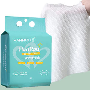 120pcs Disposable Towel High Water Absorption Hanging Skin-friendly Cotton Tissue Face Cleaning Portable Makeup Removal