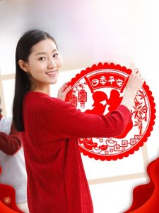 2026 Year of the Horse New Design Static Electricity Glass Window Decals Chinese Character Fu Paper Cutting Stickers Decorations