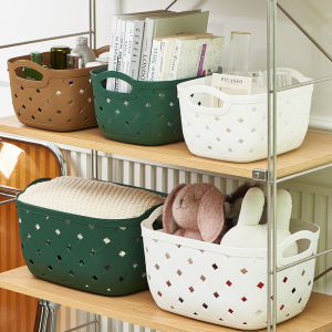 ถังเก็บของพลาสติกลายหนังสำหรับใส่เสื้อผ้าสกปรก ถังเก็บของขนาดเล็กสำหรับวางบนโต๊ะ ถังเก็บของสำหรับของเล่นเด็ก ถังเก็บของสำหรับใส่ของเล่น