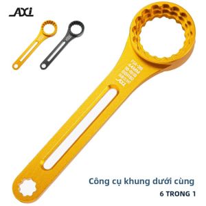 Công Cụ Sửa Chữa Xe Đạp Cờ Lê Rỗng Sáu Trong Một Phổ Thông 185g Để Lắp Đặt Và Tháo Trục Crankset BB