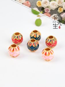 Traditional Chinese Style Beads and Embroidery Ball Handmade DIY Accessories for Women Fashionable and Colorfast