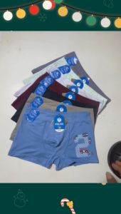 Polini anak 505 Celana dalam anak laki -laki model Boxer bahan katun super soft isi 3 dan 6 pcs