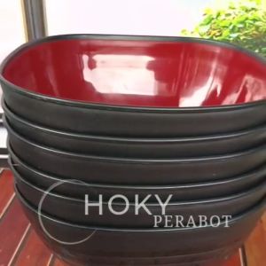 12 PCS MANGKUK RAMEN JUMBO KOTAK ULIR TEBAL 7 INCH TERLARIS