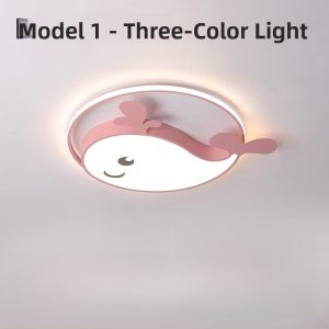 Childrens Room Ceiling Light Cartoon Princess Creative Eye Protection Aircraft Lamp Bedroom Abs Iron Art Modern Simple Style