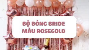 Bộ Bóng Chữ Nhiều Mẫu Bride To Be Groom To Be Trang Trí Tiệc Chia Tay Độc Thân - Bachelorette Parties Balloon Combo With Multiple Options CTDT65