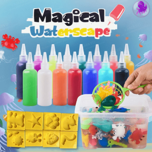 AnakKid Magic Water Elf Set DIY Slime Toys for Kids Girls Handmade Water Baby Suit Educational Toys for Boys Art Gift