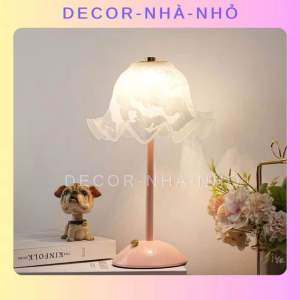 D124 Đèn bàn cảm ứng sạc lại Fairy ins đèn ngủ cạnh giường ngủ phòng ngủ cho bé gái đèn trang trí