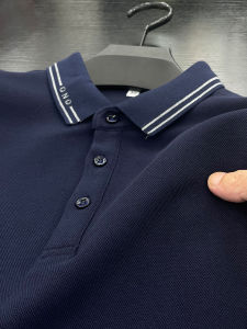 100 Pure Cotton! Autumn New Arrival Men Long Sleeves Polo Shirt Pure Color Lapel T-shirt Business Casual T-shirt Bottoming Shirt