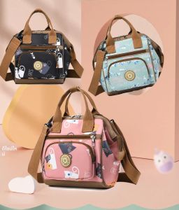 กระเป๋าผ้าอ้อมกระเป๋าเป้สะพายหลังกันน้ํา Multi-Function For Baby Care ความจุขนาดใหญ่มีสไตล์และทนทานสําหรับ Travel กระเป๋าแม่