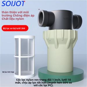 Bộ Lọc Nước Ren Trong 3/4 Inch 25 Ống Nước Bộ Lọc Trước Bằng Thép Không Gỉ 304 Cho Áp Suất Nước Máy Và Explo