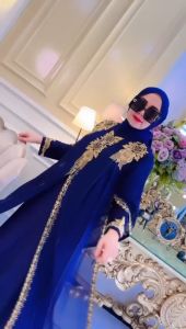 Gamis Abaya Turkey # Nakusha / Abaya Arab Hitam Jersey Mix Ceruti Bordir Mote Swarosky Turkey Model terbaru