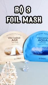 [HỘP 10 MIẾNG]  Mặt Nạ BNBG Vita Cocktail Foil Mask Cấp Ẩm Phục Hồi Chống Lão Hóa