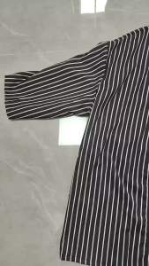 Áo Khoác Cardigan Kimono Nhật Bản Kẻ Sọc Mùa Hè Dành Cho Nam Tay Lửng 3/4 Dáng Rộng Vạt Mở Phong Cách Thường Ngày Dạo Phố Mặc Nhà.