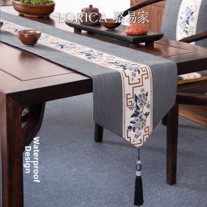 LORiCA | Zen Style Waterproof Long Tablecloth