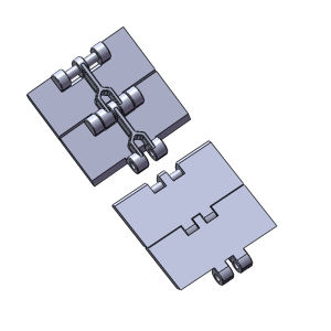 Plastic Chain Plate POK Single Hinge Straight Input Flat Top Conveyor Belt Beverage Line Transmission POM Chain Board Chain