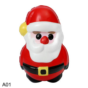 Merry Christmas Santa Claus Xmas Tree Squeeze Bounce Toys New Year Gifts Snowman Doll Chrismas Party Decor Supply Pitana Fillers