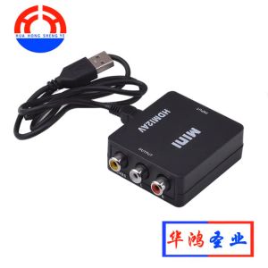 HDMI To RCA AV/CVBS Adapter HD 1080P Mini HDMI2AV Video Converter