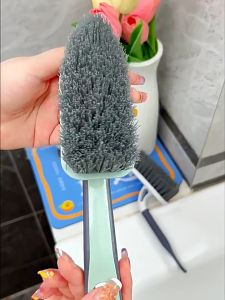 Inaso Sikat Toilet Lantai Kamar Mandi | Sikat Gagang Plastik WC Brush | Alat Pembersih Kloset Duduk Jongkok Serbaguna HSB706