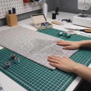 Acrylic Transparent Gauge Ruler for Knitting Detailed Sweater and Weaving Measurement Tool