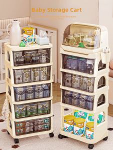 SHIHE | Mobile Drawer Storage Cabinet Bedside Baby Feeding Table