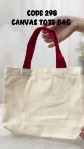 Plain Canvas Woven Tote Bag Candy Color Cloth Small Buggy Bag Cute Bags Japanese Lunch Beg Telekung