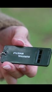 1pc Portable Survival Whistle 3-Frequency Whistle High Decibel Whistle ItemMart