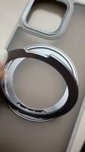 เคสแม่เหล็ก MAGSAFE หมุน360องศา สี ขาว/เทา/ดำ iPhone 11 12 13 14 15 16 17