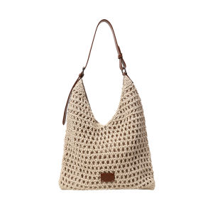 Genuine Leather Wax Rope Handmade Large Capacity Shoulder Bag