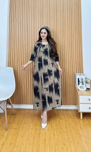 DRESS FUJI RAYON/DRESS WANITA BUSUI