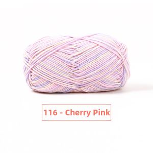 NUANYANGYANG | Colorful Section Dyed Chunky Milk Cotton Yarn