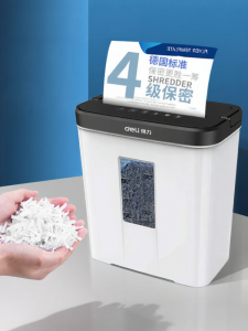 deli | Deli Office Paper Shredder 9939 Electric Document Shredder Small Business Professional Data Destruction Machine 50L Capacity