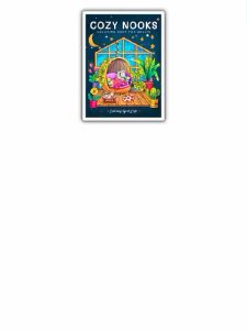 Cozy Nooks Cozy And Cute Coloring Book For Adults Buku Mewarnai Kertas Sangat Tebal 220gsm A4