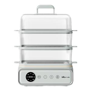 「China Plug」Bear | Multi-functional 3-layer Stainless Steel Small Home Steam Oven Steamer
