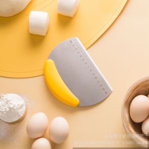 Thìa Cắt Silicon Bằng Thép Không Gỉ Cấp Thực Phẩm Dùng Tại Nhà Dụng Cụ Trộn Bánh Kẹo Chuyên Dụng Thìa Cắt Bề Mặt Bánh