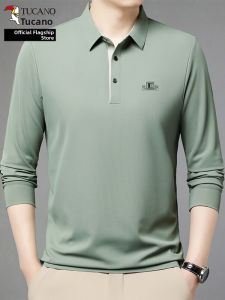 TUCANO | Spring Autumn New Business Casual Turn-down Collar T-Shirt