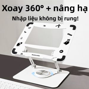 mengto studio | Đế Tản Nhiệt Laptop Điều Chỉnh Chiều Cao Có Thể Quay