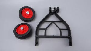 String Trimmer Wheel Attachment Lawn Mower Auxiliary Wheel for String Trimmer Weedeater Grass Cutter Brush Cutter Garden 26-28mm