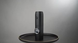 Automatic Pepper Grinder Salt And Pepper Grinder USB Rechargeable Adjustable Coarseness Spice Mill With LED Light Kitchen Tool
