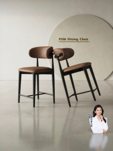 Pashaman | Elegant Soft Back Solid Wood Bar Chair