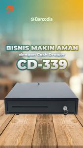 CASH DRAWER IWARE CD-339 LACI UANG KASIR 5 SLOT UANG KERTAS MURAH LACI KASIR METAL