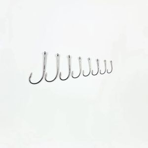 50PCS Barbed Medium Streamer Fly Tying Hook For Minnows Woolly Buggers Smallmouth Pattern Spun Hair Bugs Trout Fishing Lures