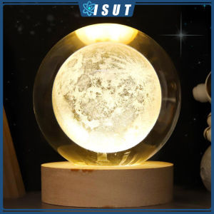 3D Crystal Ball Night Light & USB Table Light: A Stylish Gift for Any Occasion
