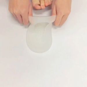 Silicone gel Solid Thin Gel Heel Socks cover Cracked Foot Skin Care Protector foot case soft foot pad size 33-45