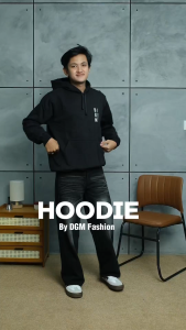 DGM Sweater Hoodie Grafis Hoodie pria lengan panjang 010